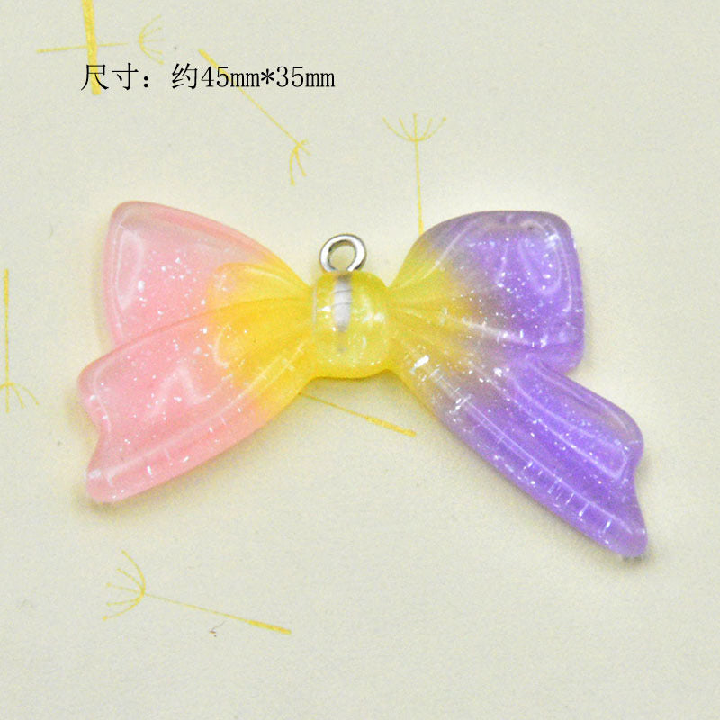 Resin gradient five pointed star accessories MYA-HuiX001