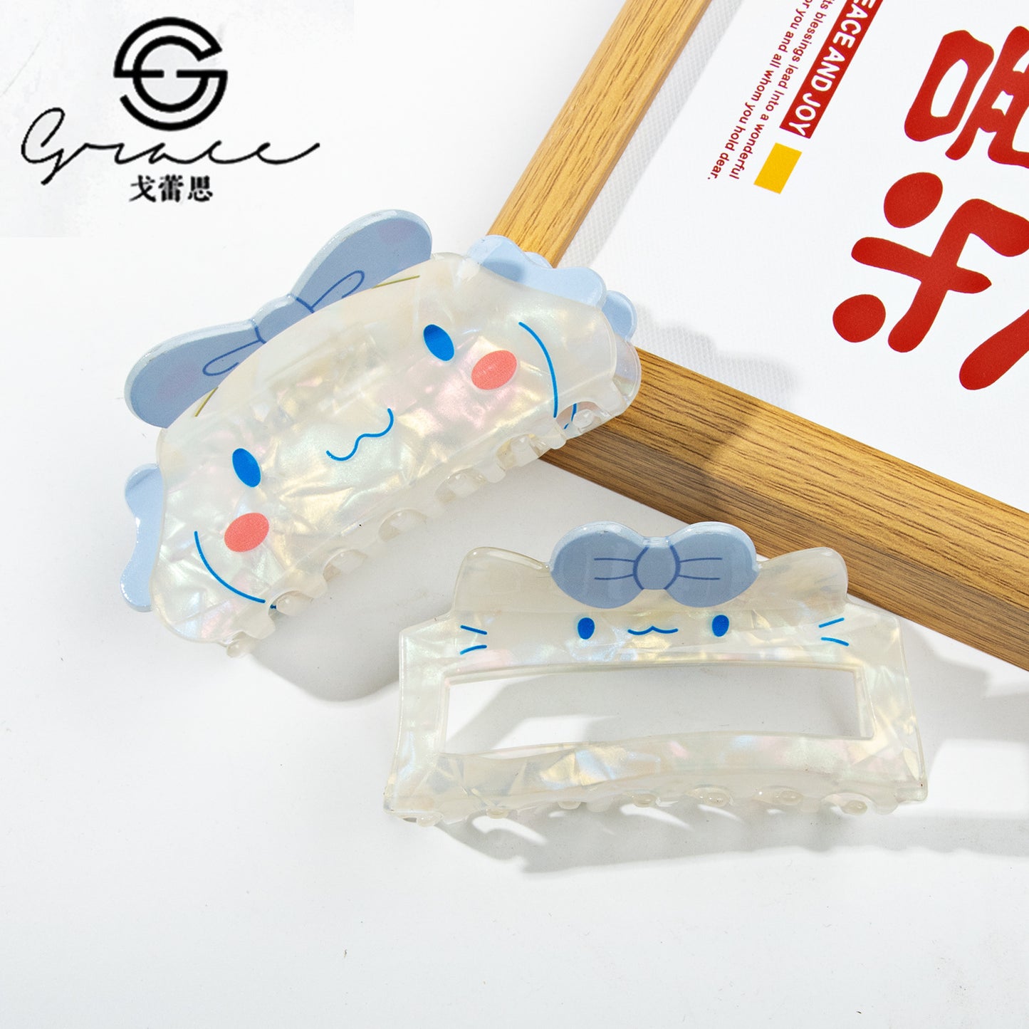 PVC cartoon cat hair clip MIC-GLS010