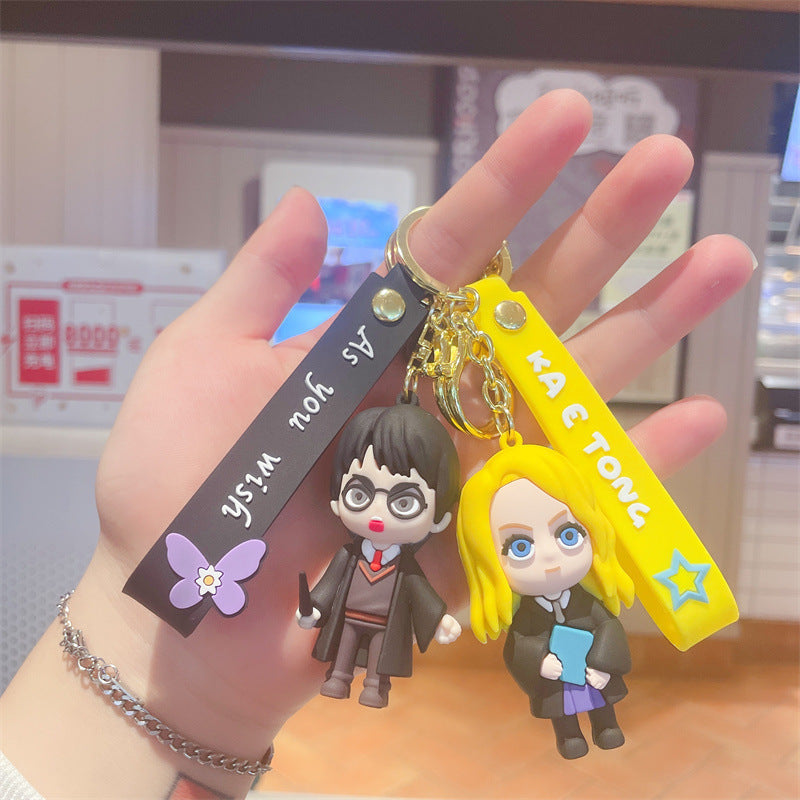 resin magic school keychain MIC-HongY001