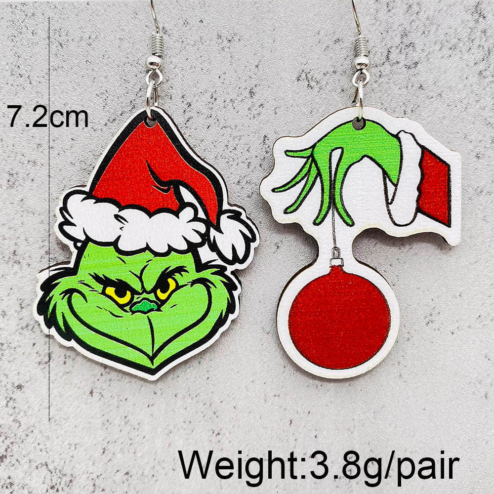 Acrylic Christmas Cartoon Earrings (Minimo de Compra 2) MIC-ChenY020