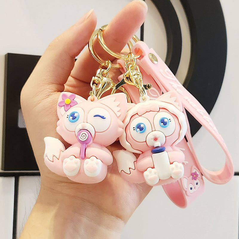 PVC New Cartoon Drip Glue Keychain MIC-ZhuoJ009