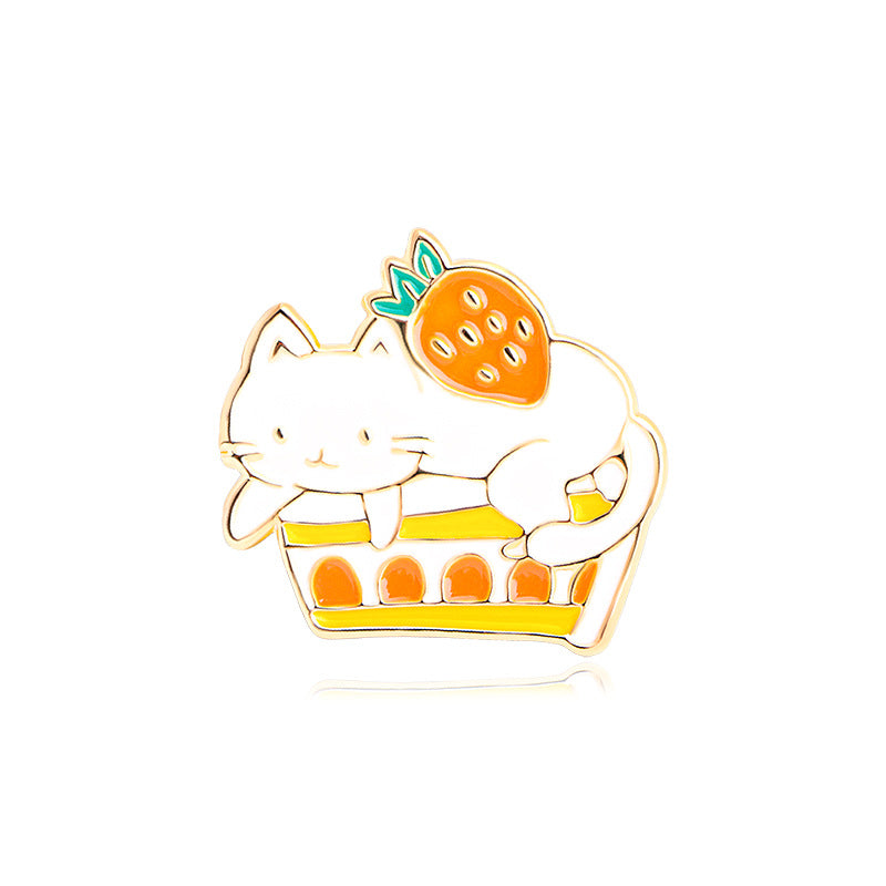 Alloy cartoon cat brooch (Minimo de Compra 5) MIC-YiN004