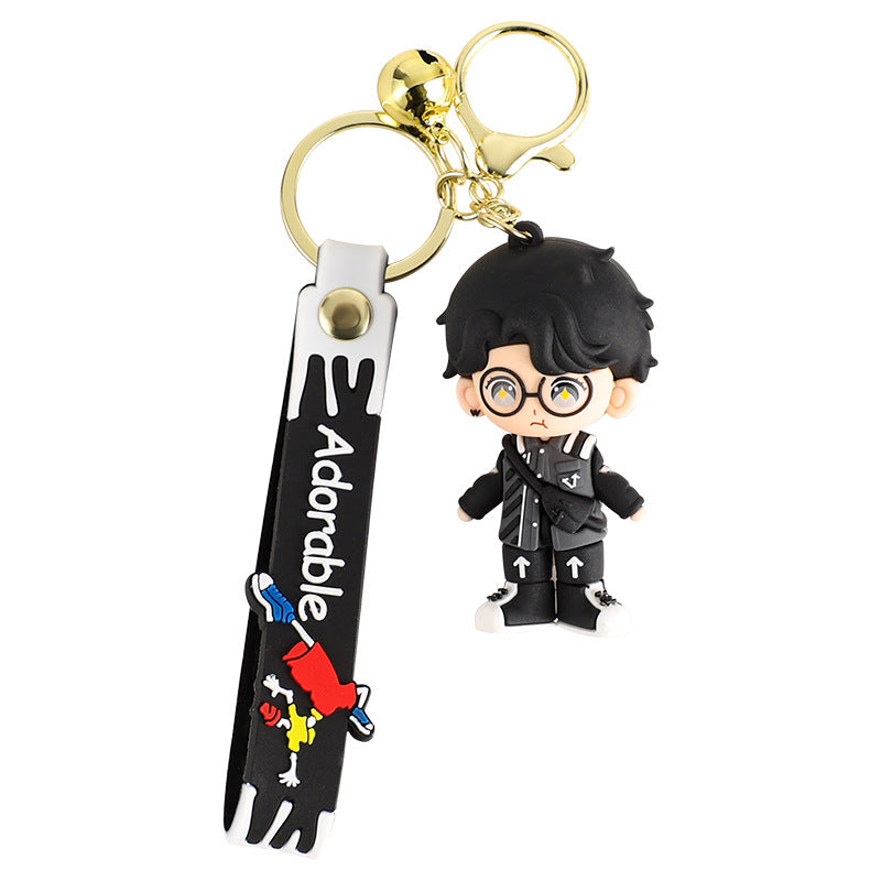 PVC new trend cool boy cartoon keychain MIC-BenX016