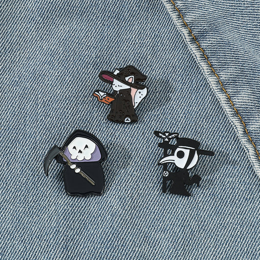 Alloy Halloween Ghost Crow brooch (Minimo de Compra 2) MIC-ShengY056