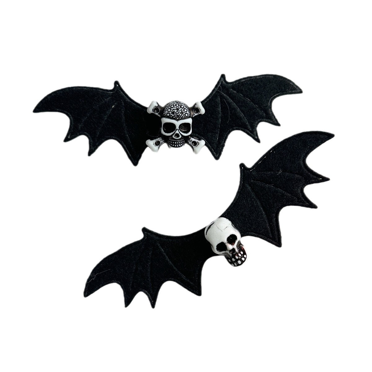 Plastic Halloween Bat Skull Hair Clip (Minimo de Compra 2) MIC-ShiM002