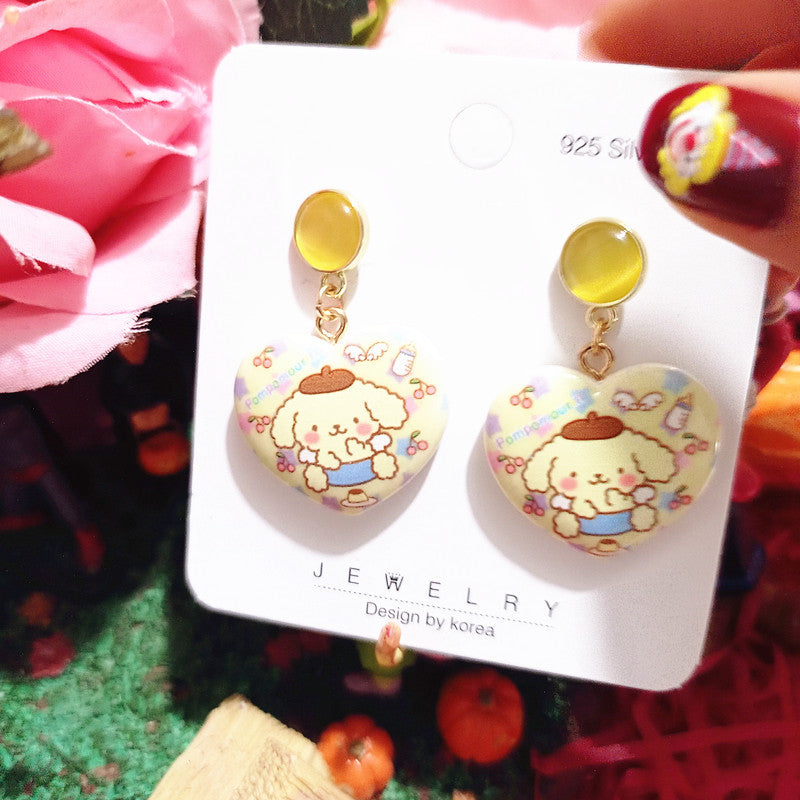 Alloy cartoon cute earrings MIC-XingJ076