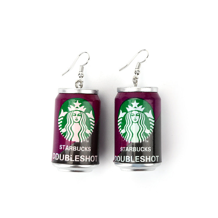 Earrings Plastic Beer Cans Cola Minimo de compra 2 niqing002