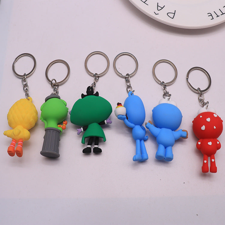 Cartoon Keychain Pendant Minimo de compra 2 MIC-YinShang001