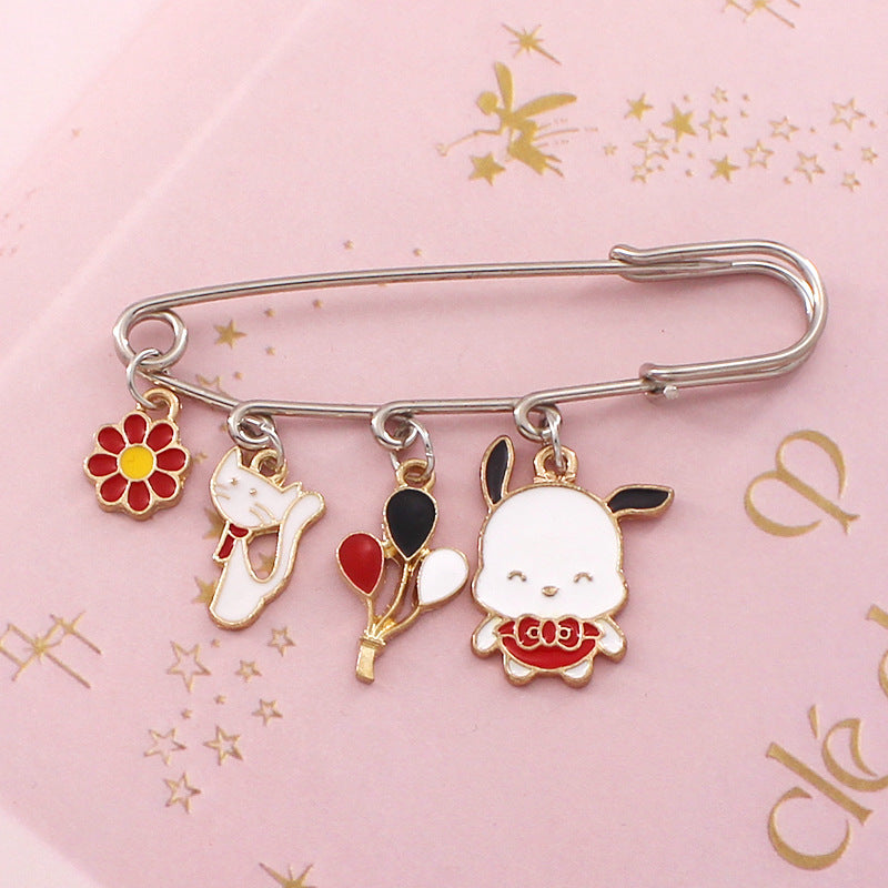 Alloy cartoon animal brooch (Minimo de compra 2) MIC-LiY014