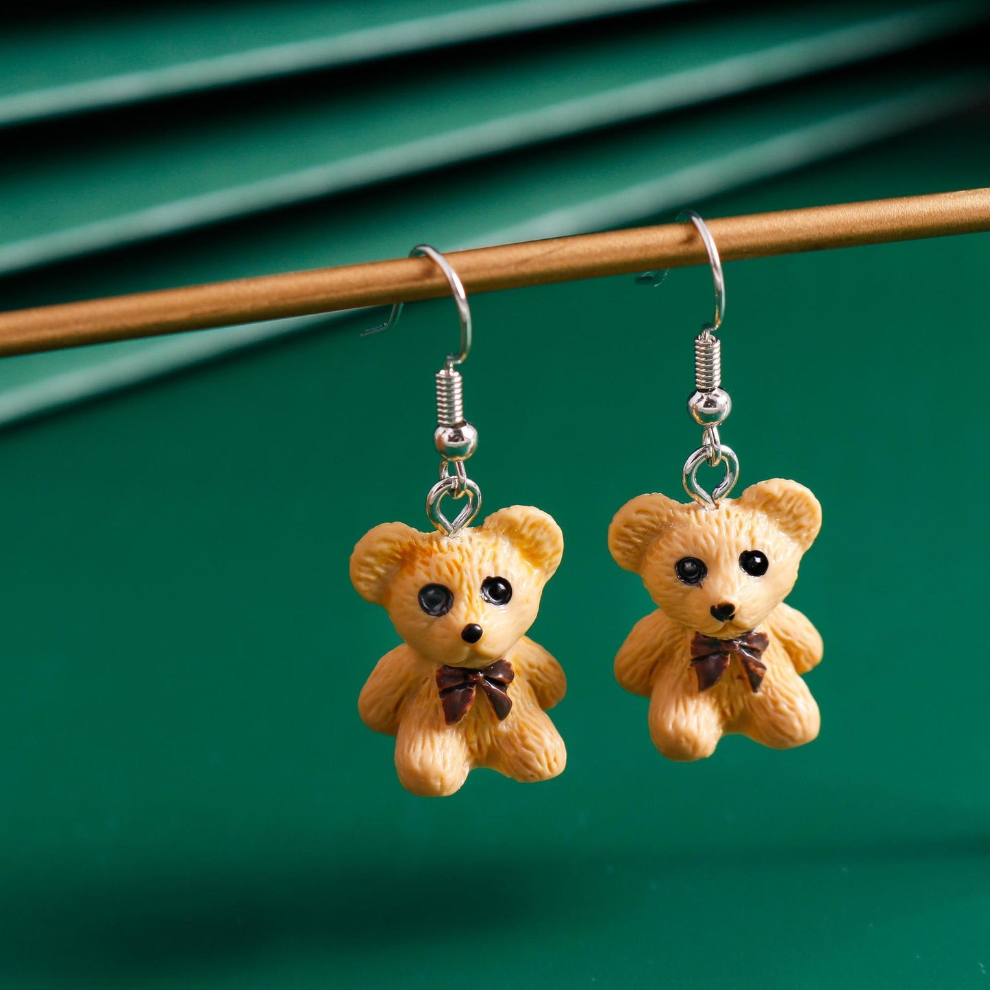 Alloy animal teddy bear earrings MYA-YueS015