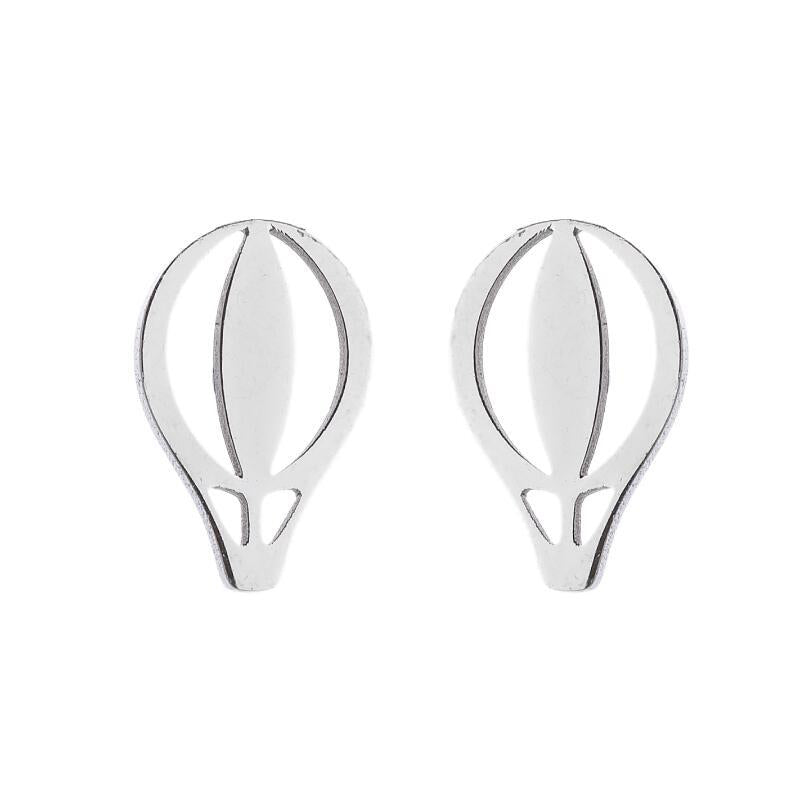 Stainless Steel Hot Air Balloon Earrings SS034