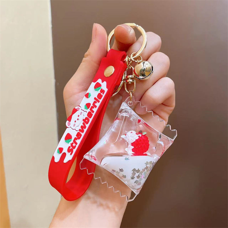 Keychains PVC Acrylic Hardware Cute Cartoon Drift Bottle (M) MOQ≥2 MIC-KC-MeiY009