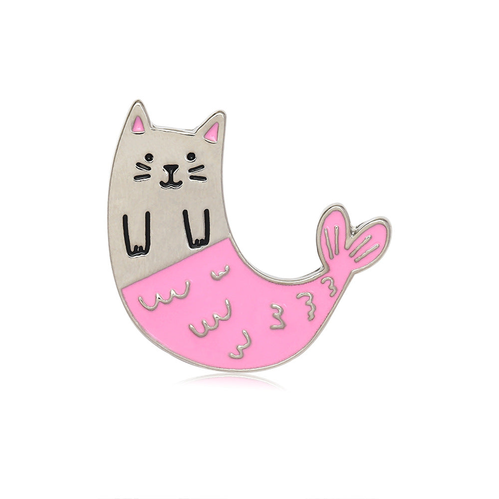 Alloy cartoon cat claw letter brooch (Minimo de compra 2) MIC-ZhiJ019