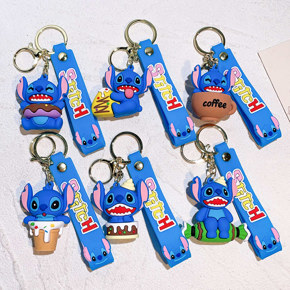 PVC new dessert cartoon keychain  MIC-QiC020