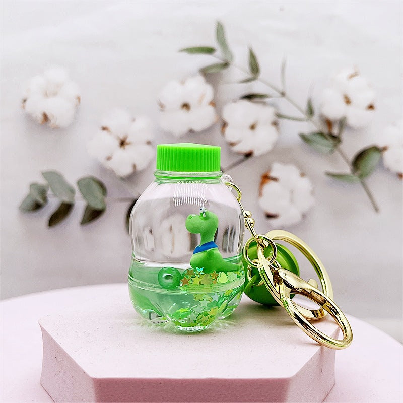 PVC cartoon carrot rabbit oil in keychain MYA-DMF008