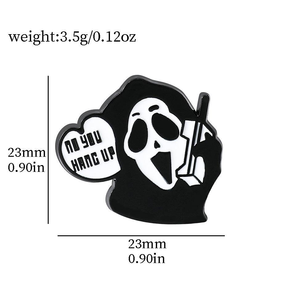 Alloy Halloween skull brooch (Minimo de Compra 2) MIC-ShengY054