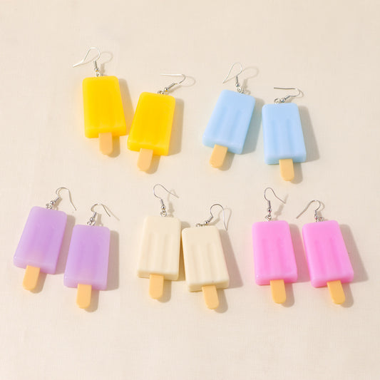 Alloy Popsicle Earrings (Minimo de Compra 2) MIC-YingM015