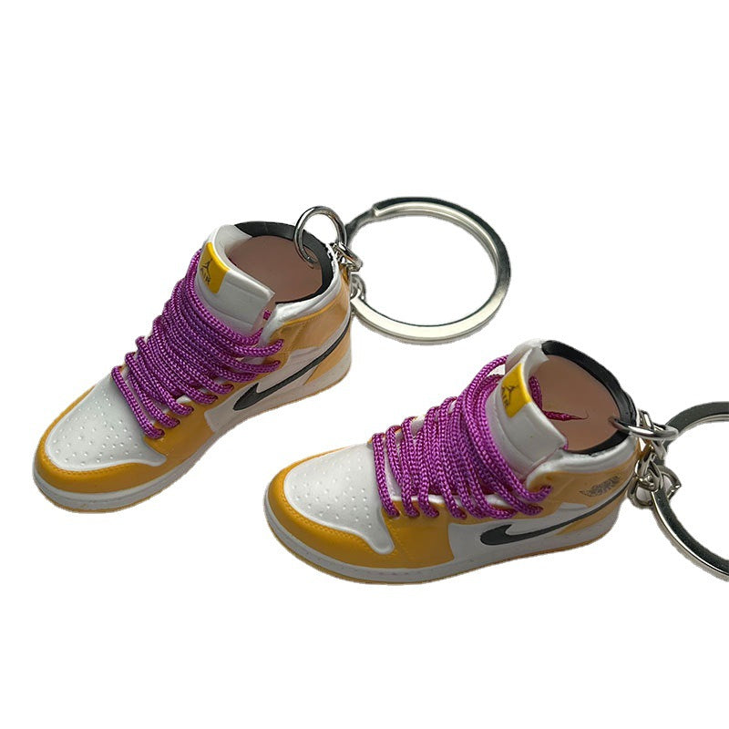 PVC cute basketball shoe keychain MIC-MIAOY034