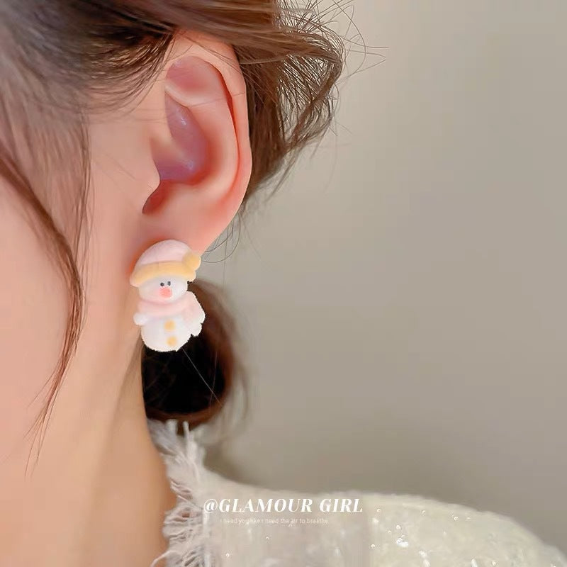 Alloy minimalist and fashionable earrings MIC-BiX007