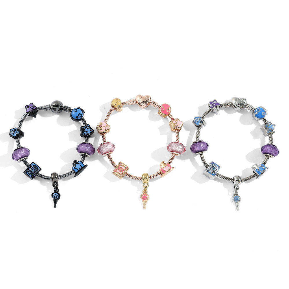 Alloy cartoon anime bracelet (Minimo de Compra 5) MYA-ZhuoX023