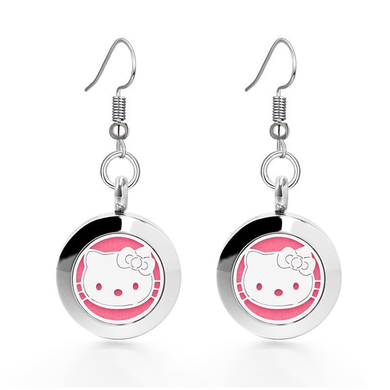 Earrings Stainless Steel Perfume Oil Cartoon Animation (M) AOXI003