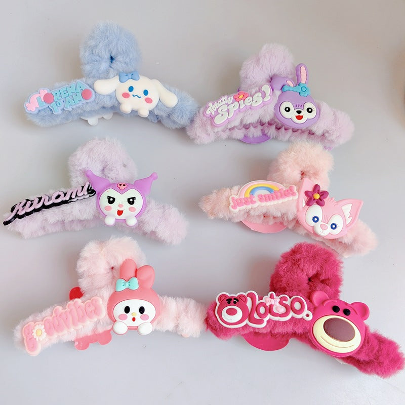 Resin cartoon cute hair clip (Minimo de compra 12) MYA-ZiZ012