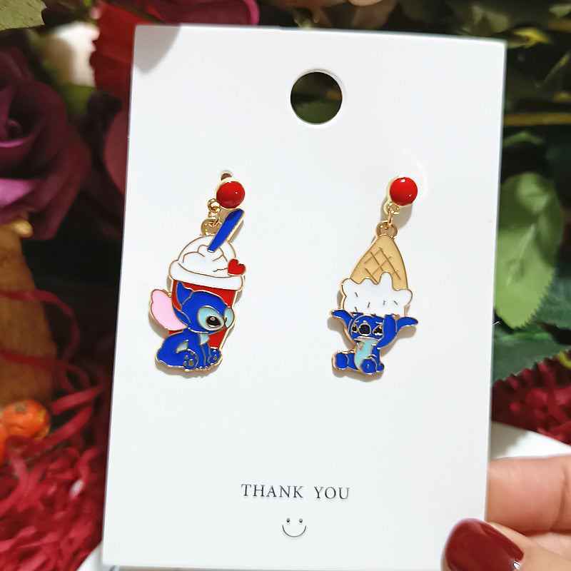 Alloy cute cartoon earrings MIC-XingJ083