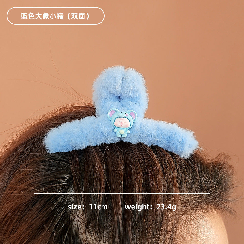 Plush cartoon cute hair clip MYA-WoD006