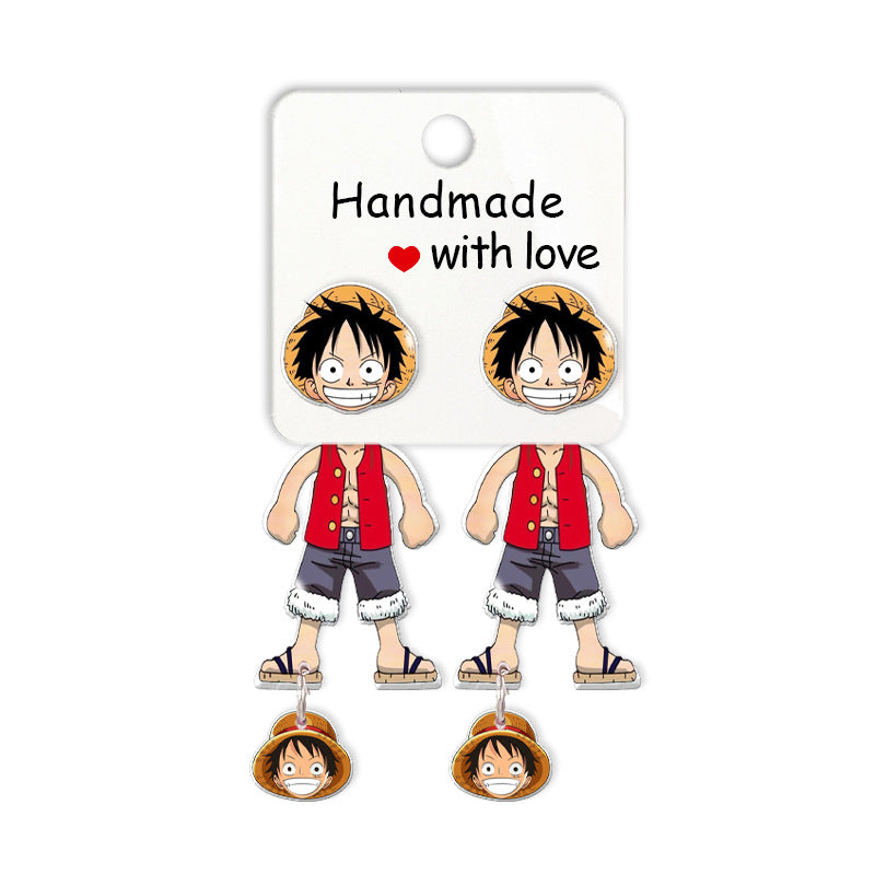 Personalized Creative Cartoon Acrylic Earrings MIC-ES-XiangL042