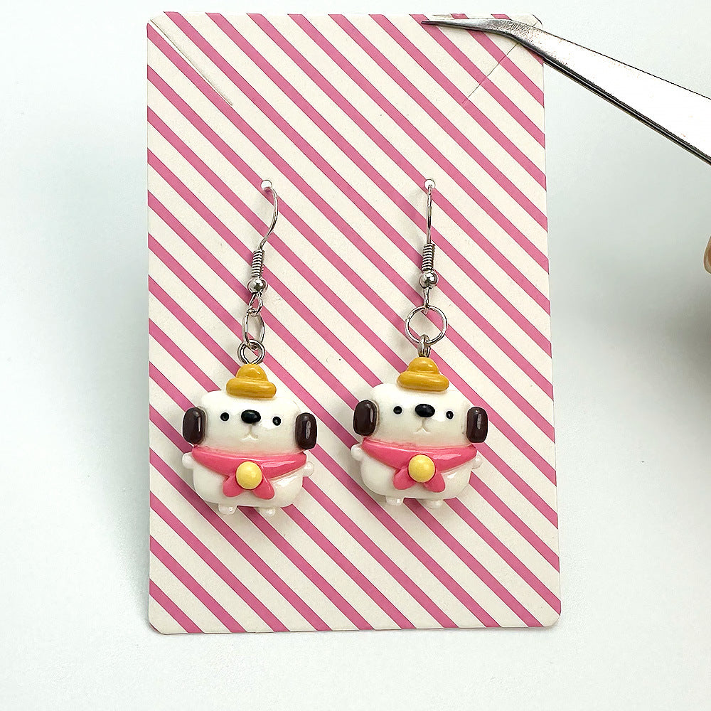 Resin Funny Earrings MIC-MingC019