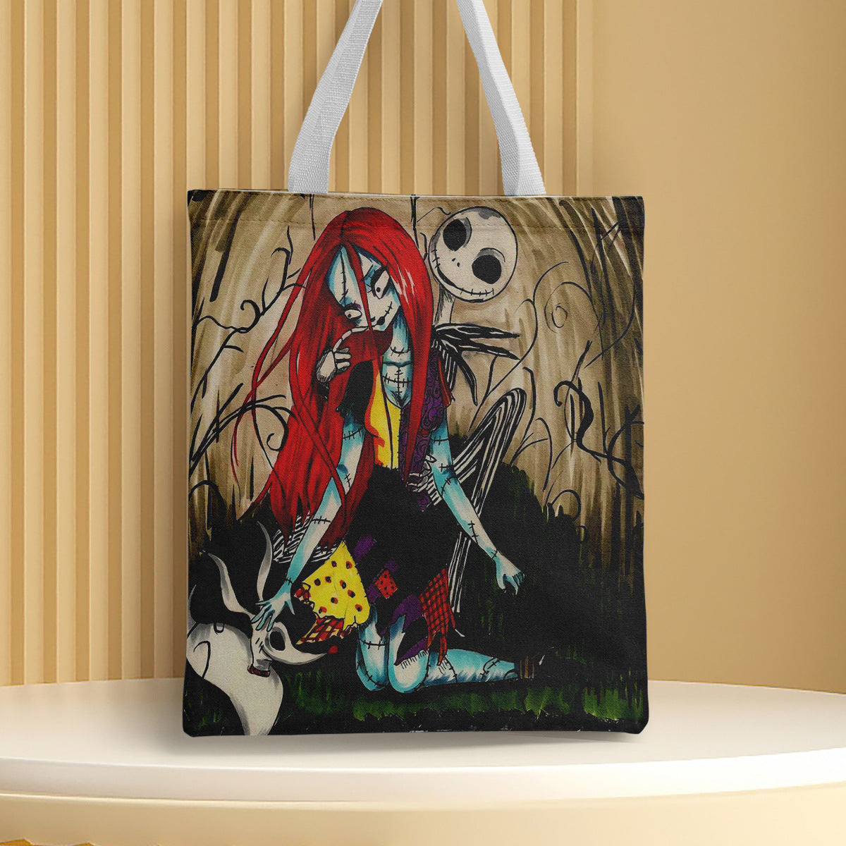 Polyester Halloween canvas shoulder bag (Minimo de Compra 2) MYA-QB010