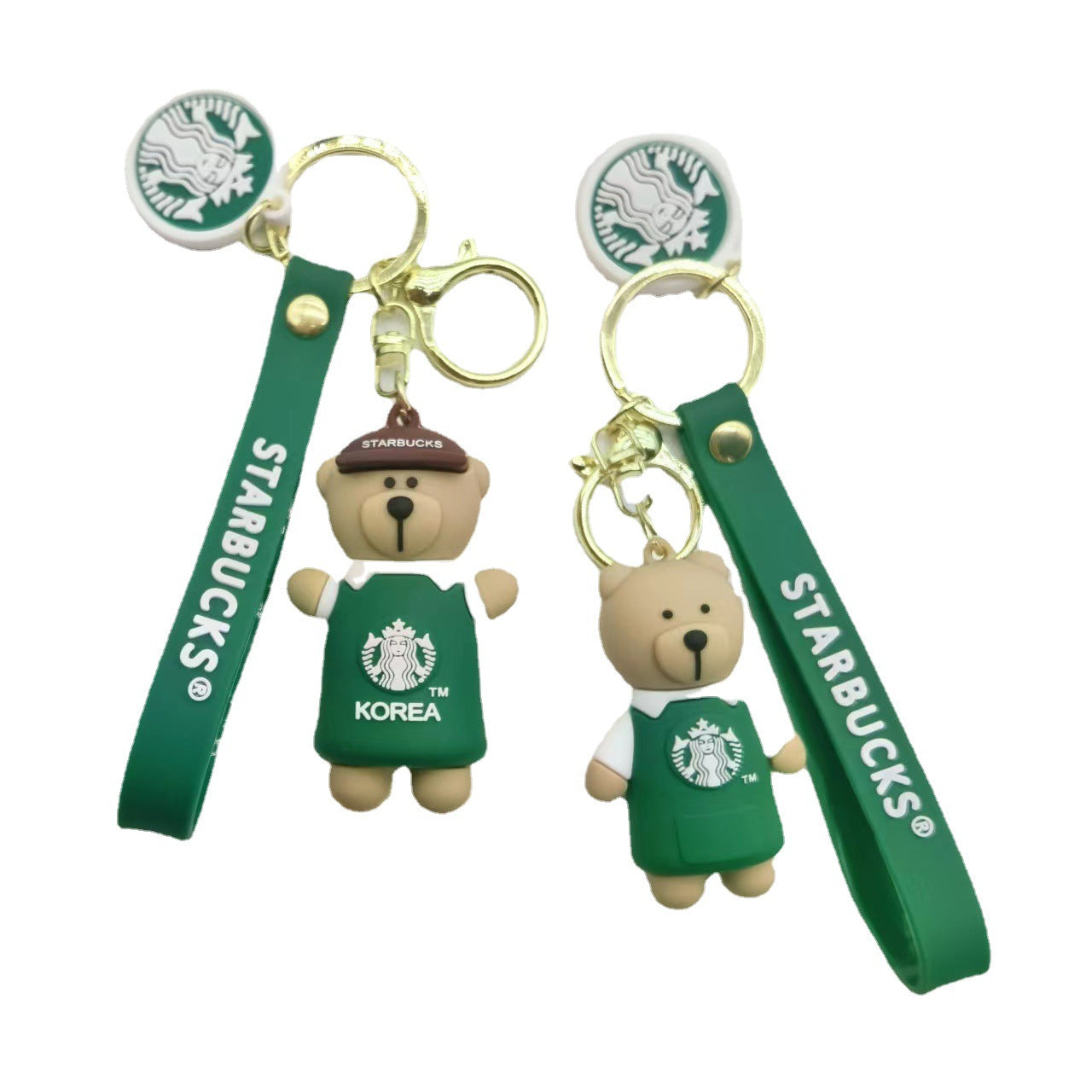 Keychains PVC Hardware Cute Cartoon Bear (M) Minimo de compra 2 LiangQ002