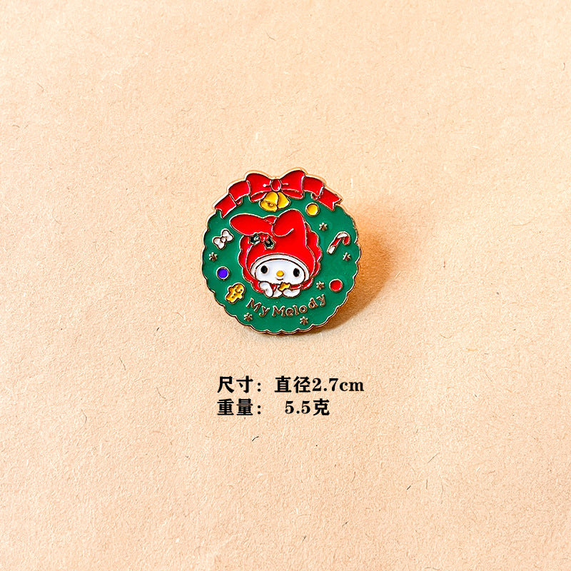 Alloy Christmas Kuromi brooch (Minimo de compra 2) MIC-DongQ021