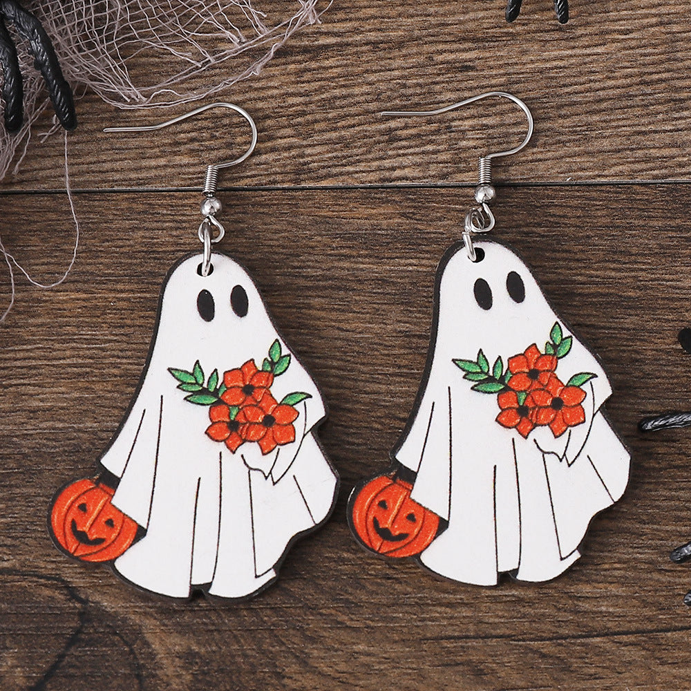 Acrylic New Halloween Collection Earrings (Minimo de Compra 2) MYA-ChuL002