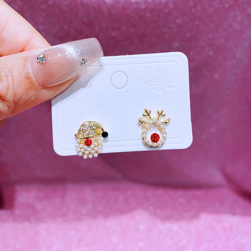 New alloy Christmas earrings MIC-MingC025