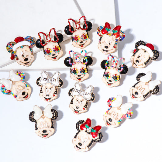 Alloy cartoon cute earrings MIC-JuJ014