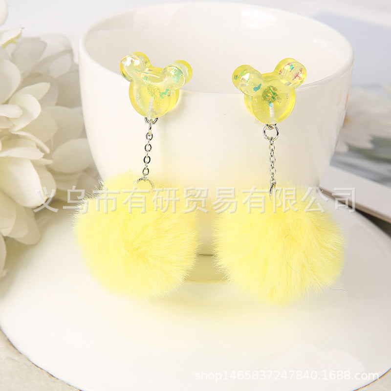 Alloy cartoon cute earrings (Minimo de Compra 3) MYA-YouY037