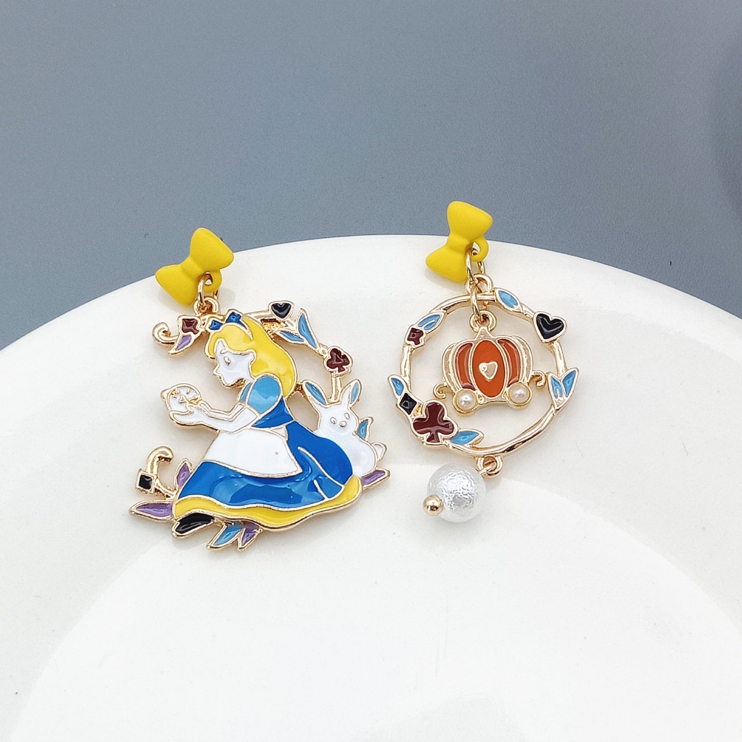 Alloy cartoon cute earrings MIC-ASY003