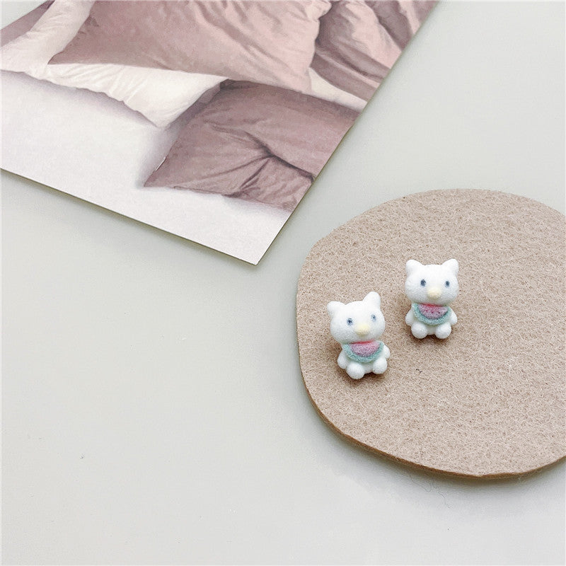 Resin small and cute rabbit earrings (Minimo de Compra 2) MIC-WWHM051