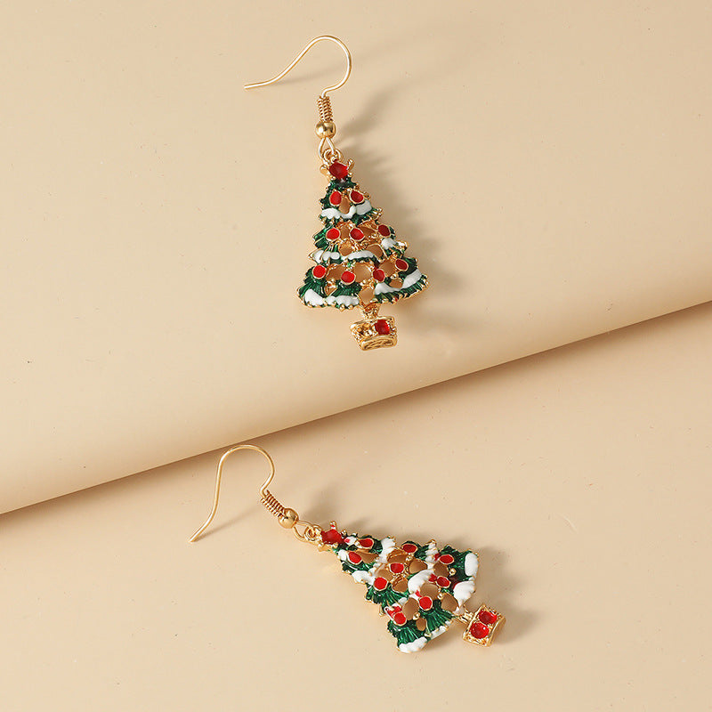 Alloy Christmas Earrings MYA-KaiQ042