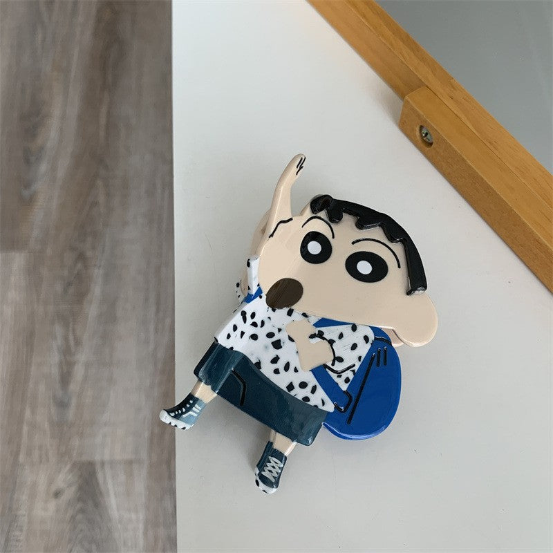 Plastic Crayon Shin chan Hair Clip MIC-YHJ007