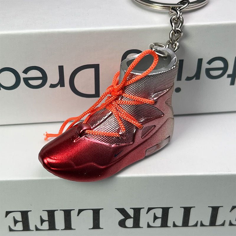 PVC gradient 3D high top shoe keychain MIC-MiaoY085