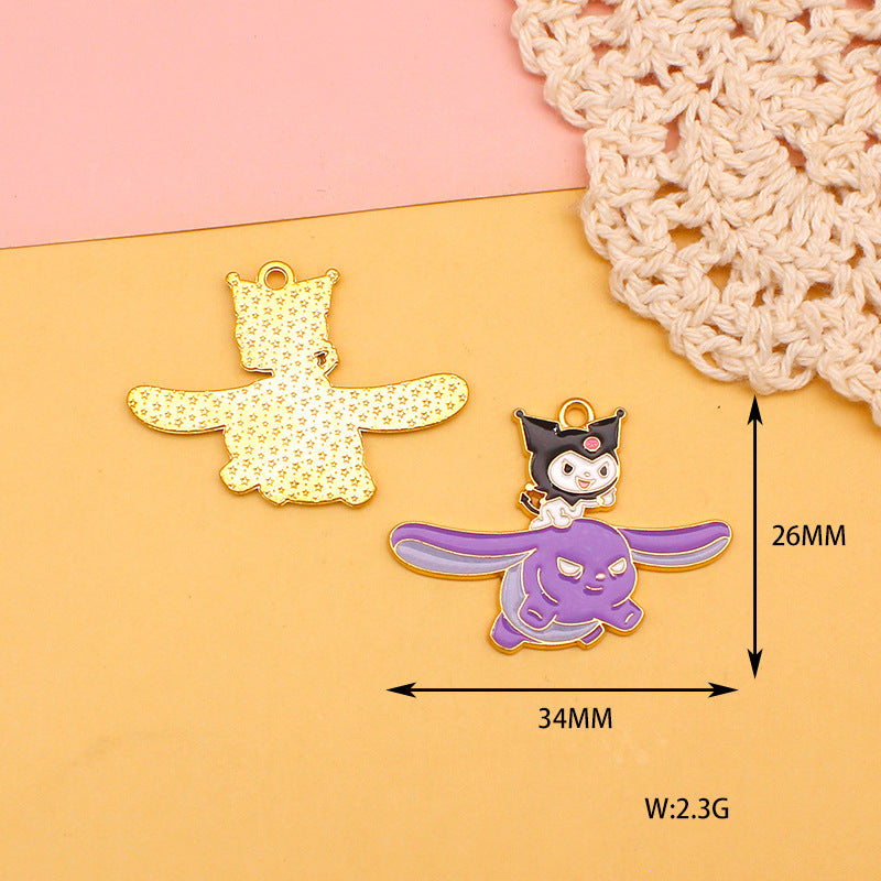 Alloy cartoon small animal pendant (Minimo de Compra 10) MIC-JingX017