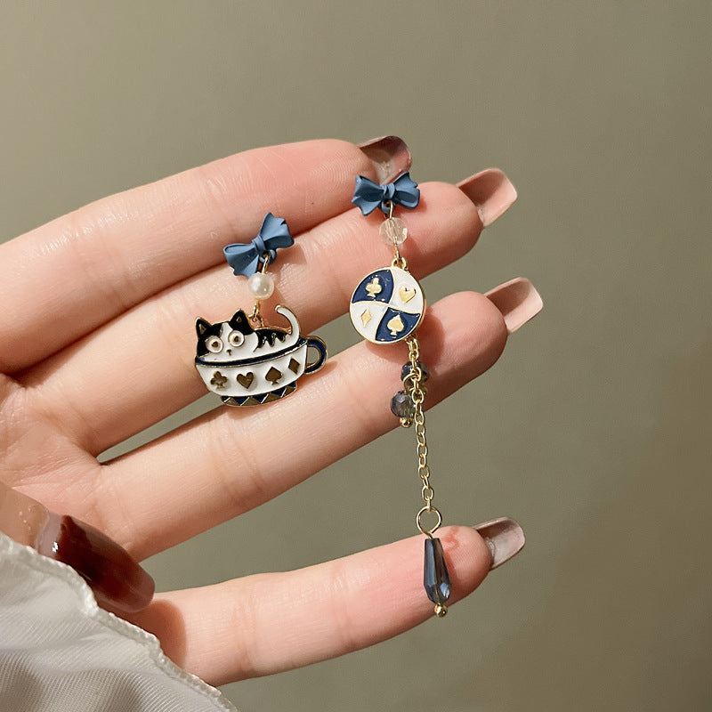 Cute Cartoon Cat Earrings MIC-BaoY012