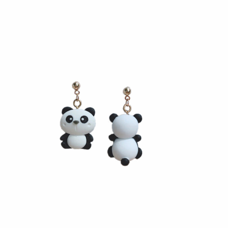 Alloy Dog Panda Rabbit Earrings MIC-FanQ021