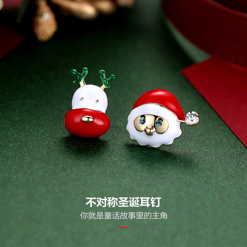 Alloy Christmas series earrings (Minimo de Compra 2) MYA-DuoL010