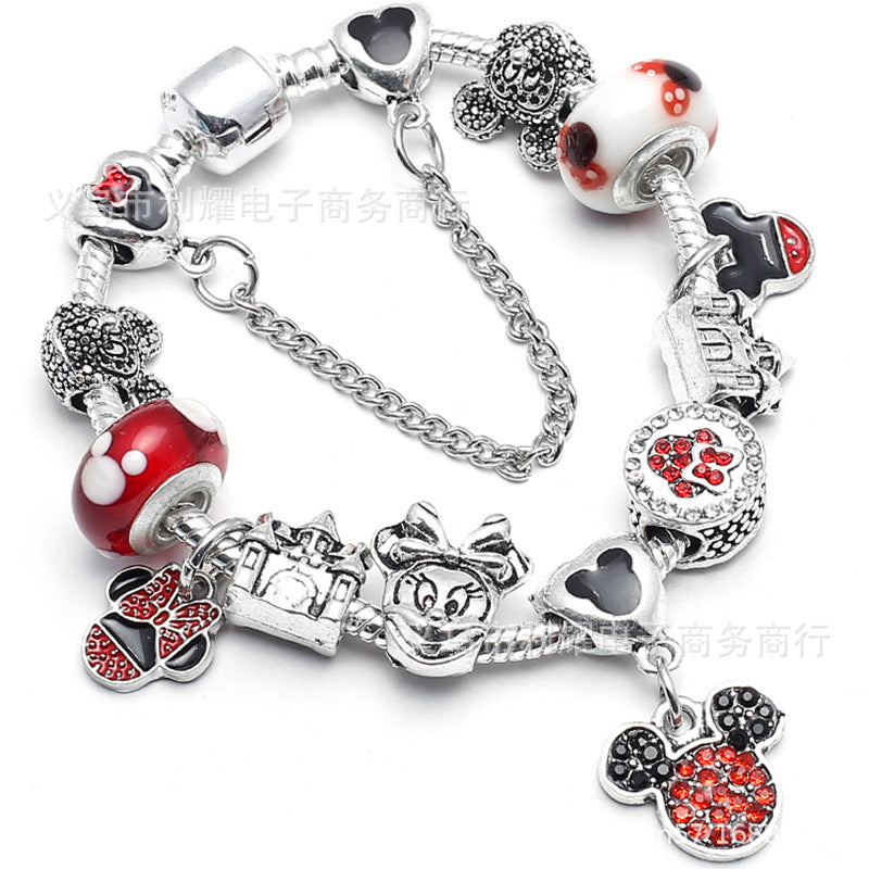 Alloy DIY Pandora Cartoon Bracelet MIC-LiY029