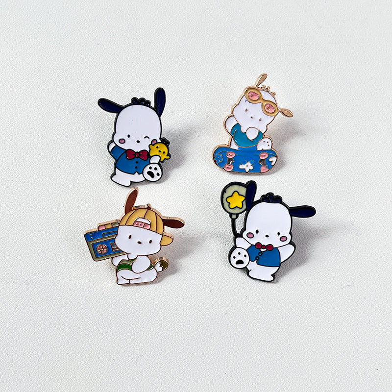 Alloy cartoon personalized brooch (Minimo de compra 6) MIC-ShengM017