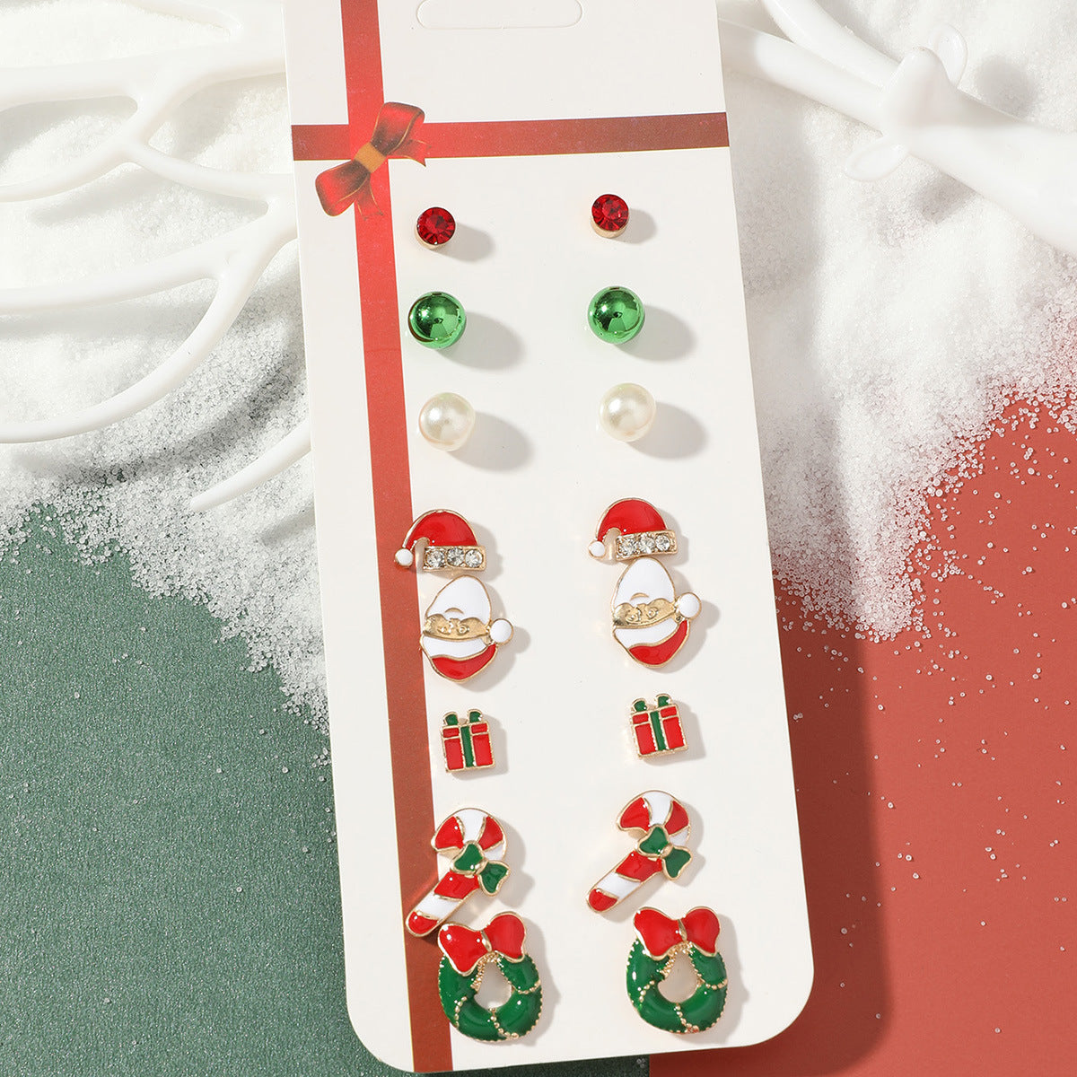 Alloy New Christmas Earrings (Minimo de Compra 2) MIC-MiaoY092