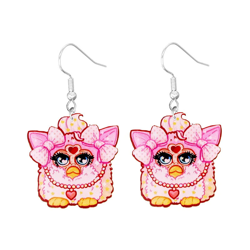 Acrylic Daily Leisure Bee Earrings (Minimo de Compra 10)  MIC-YuQ004